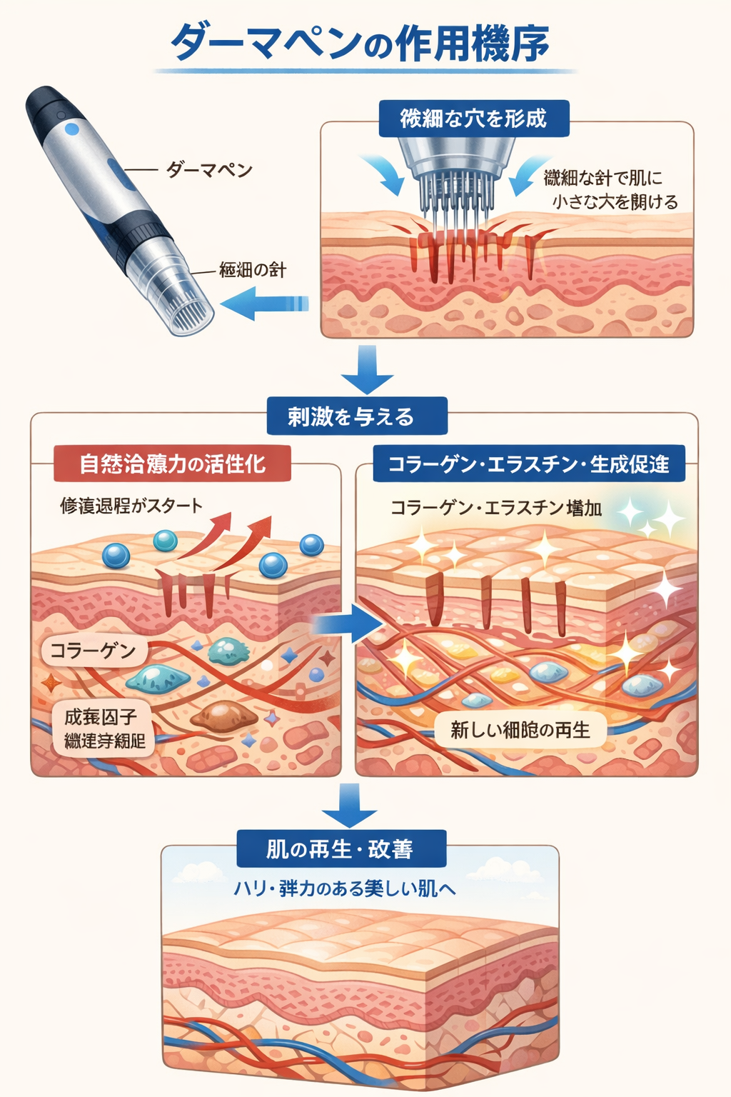ダーマペンの作用機序 ― 美容皮膚科ティファクリニック 横浜院